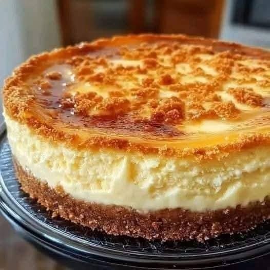 Crème Brûlée Cheesecake: A Decadent Delight 469979397_122126864228514556_1851373238632484726_n
