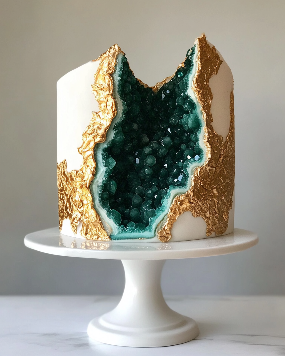 Geode Cake Recipe docskantari_A_stunning_geode_cake_with_deep_emerald_green_and_1b7e04d0-4803-4b32-8643-9e18272749f0_2