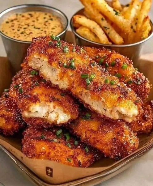 Crispy Chicken Tenders with Dipping Sauce Capture d’écran 2025-04-22 193406
