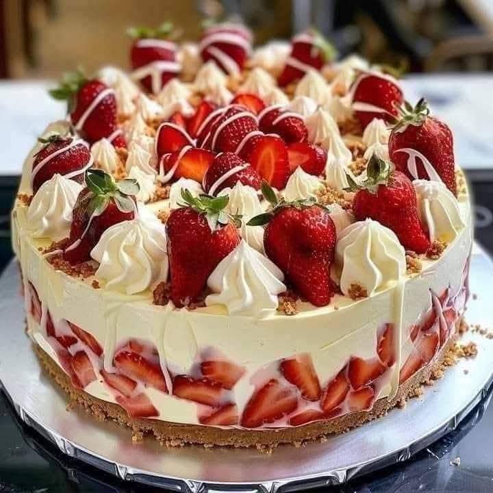 White Chocolate Strawberry Cheesecake FB_IMG_1762163382575
